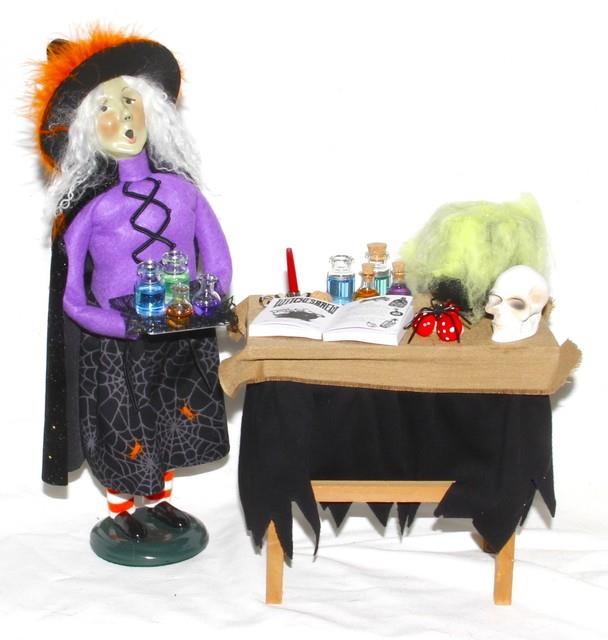 Byers Choice Potions Master Witch With Potions Table New 2026 Free Shipping