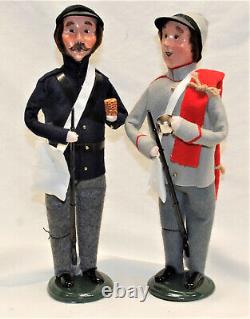 Byers Choice President Abe Lincoln and the Soldier Boys Carolers- Free Shipping