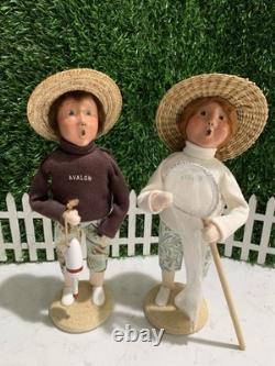 Byers Choice Rare Signed By Joyce Avalon Nautical Boy And Girl EXC