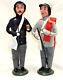 Byers Choice Union & Confederate Civil War Soldier Carolers Free Shipping