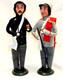 Byers Choice Union & Confederate Soldier Carolers New Free Priority Shipping