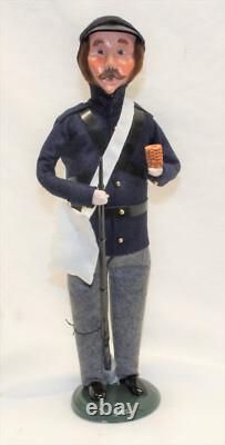 Byers Choice Union & Confederate Soldier Carolers New Free Priority Shipping