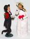 Byers Choice Valentine Proposal Woman And Man Caroler Free Shipping New