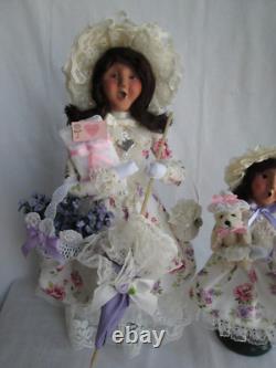 Byers Choice Victorian Lady Woman w Parasol, Mother's Day Gift & Handbag EUC Byers Choice Victorian Lady Woman w Parasol, Mother's Day Gift & Handbag EUC