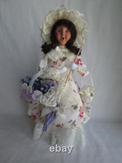 Byers Choice Victorian Lady Woman w Parasol, Mother's Day Gift & Handbag EUC Byers Choice Victorian Lady Woman w Parasol, Mother's Day Gift & Handbag EUC