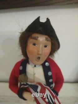 Byers Choice Williamsburg Colonial Betsy Ross Soldiers