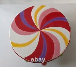 Candy Land Christmas Dept 56 Peppermint Swirl Gumdrop Cake Stand