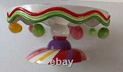 Candy Land Christmas Dept 56 Peppermint Swirl Gumdrop Cake Stand