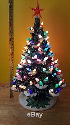 Ceramic Christmas Tree made in Warren, Ohio