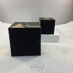 Chanel Pair Christmas Light Up Display Cubes LED Lights Twinkle on off Switch