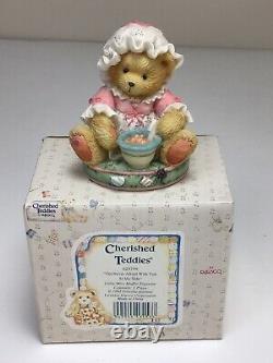 Cherished Teddies Large Lot Nursery Rhyme Book Display, Cardboard, 6 Figurines