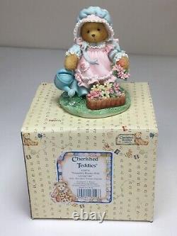 Cherished Teddies Large Lot Nursery Rhyme Book Display, Cardboard, 6 Figurines