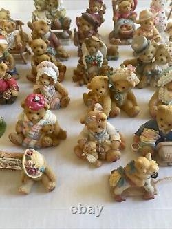 Cherished Teddies Lot Of 35 All Very Fine Condition No Damage Collectibles