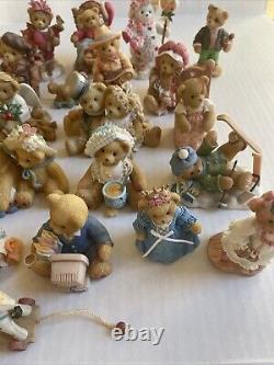 Cherished Teddies Lot Of 35 All Very Fine Condition No Damage Collectibles