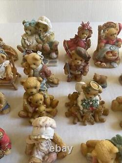 Cherished Teddies Lot Of 35 All Very Fine Condition No Damage Collectibles