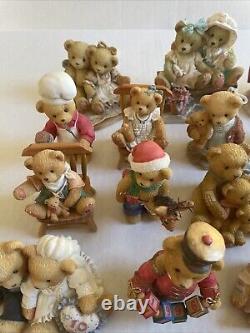 Cherished Teddies Lot Of 35 All Very Fine Condition No Damage Collectibles