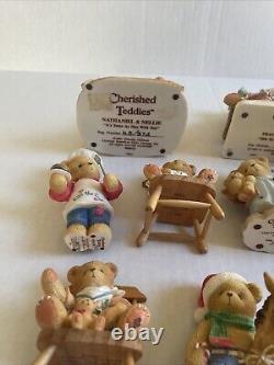 Cherished Teddies Lot Of 35 All Very Fine Condition No Damage Collectibles