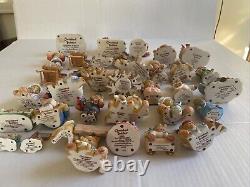 Cherished Teddies Lot Of 35 All Very Fine Condition No Damage Collectibles