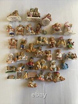 Cherished Teddies Lot Of 35 All Very Fine Condition No Damage Collectibles