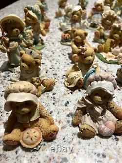 Cherished Teddies Lot Of 38 Pieces Collection