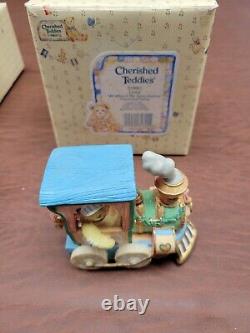 Cherished Teddies Santa Express Train & Acc. Set M/NM Nice Price Look