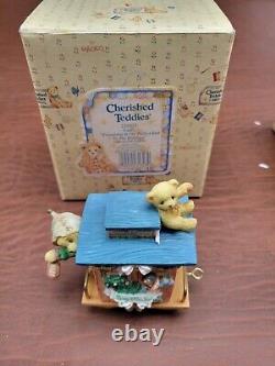 Cherished Teddies Santa Express Train & Acc. Set M/NM Nice Price Look