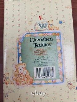 Cherished Teddies Santa Express Train & Acc. Set M/NM Nice Price Look