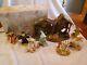 Cherished Teddies Autumn Fall Halloween Lot Of 7 With Calico Kittens Display