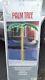 Christmas 7' Tropical Luau Palm Tree Spiral Rope Holographic Sculpture Led Light