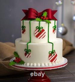 Christmas Cake Display Faux Cake Christmas Holiday Decoration Christmas Party