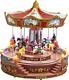 Christmas Carousel Decoration, 12inch Large Size, Carousel Go Round With Music A