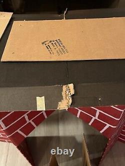 Christmas Electric Fireplace Magic Flame Gersten Industries Original Box READ