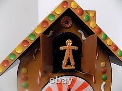 Christmas Gingerbread House Cuckoo Sound Clock