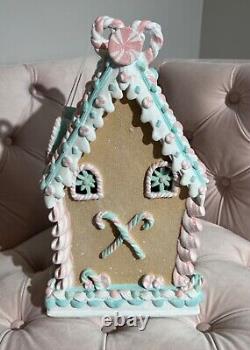 Christmas Gingerbread Pink Pastel house Rocking horse Nutcracker Pillow Throw