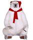 Christmas Jumbo Polar Bear Life Size Statue Winter Wonderland Theme