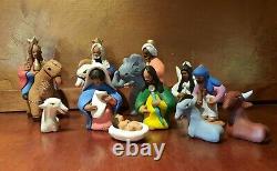 Christmas Nativity Scene Guillermina Aguilar Josefina Oaxaca SIGNED New but OLD