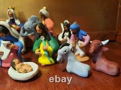 Christmas Nativity Scene Guillermina Aguilar Josefina Oaxaca SIGNED New but OLD