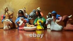 Christmas Nativity Scene Guillermina Aguilar Josefina Oaxaca SIGNED New but OLD