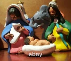 Christmas Nativity Scene Guillermina Aguilar Josefina Oaxaca SIGNED New but OLD