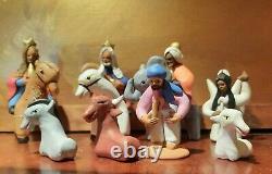 Christmas Nativity Scene Guillermina Aguilar Josefina Oaxaca SIGNED New but OLD