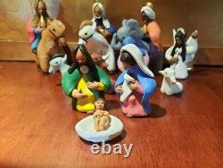 Christmas Nativity Scene Guillermina Aguilar Josefina Oaxaca SIGNED New but OLD