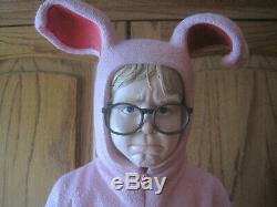 Christmas Story 26 inch Ralphie in Pink Bunny PJ Suit