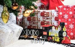 Christmas Train Set Around The Tree Holiday Classic Train Real Smoke & Sound New