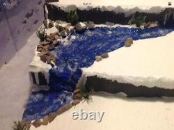 Christmas Village Display Platform Fits Well Lemax, Dept56, North Pole Christmas Village Display Platform Fits Well Lemax, Dept56, North Pole