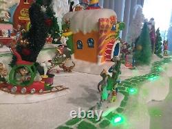 Christmas Village Display XL Platform For Dept 56 Grinch Who Ville Xmas Village