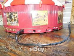 Christmas World's Fair BIG TOP CIRCUS Music Box by Gold Label Collection with Box