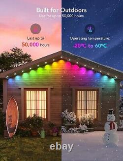 Christmas lights holiday decorations Govee RGBIC LED Permanent Outdoor (150ft)