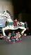 Christmas Rocking Horse Loaded With Toys 11 Tall Very Ornate