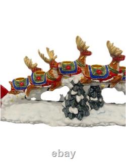 Christopher Radko Centerpiece Up! Up! & Away Musical Plays Here Comes Santa Christopher Radko Centerpiece Up! Up! & Away Musical Plays Here Comes Santa