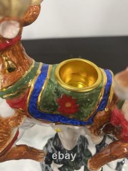 Christopher Radko Centerpiece Up! Up! & Away Musical Plays Here Comes Santa Christopher Radko Centerpiece Up! Up! & Away Musical Plays Here Comes Santa